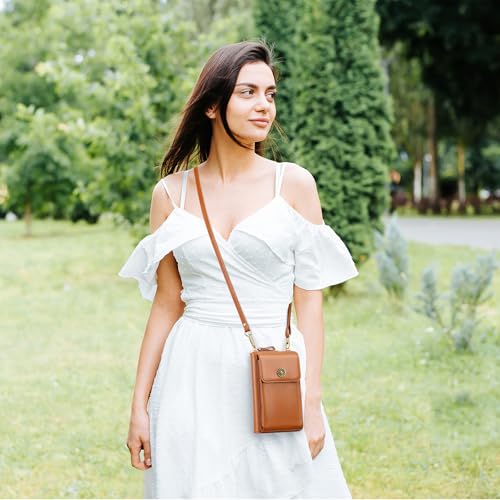 Image of RONSIN Small Crossbody Bags for Women Cell Phone Purse RFID Blocking Wallets Mini Shoulder Bag
