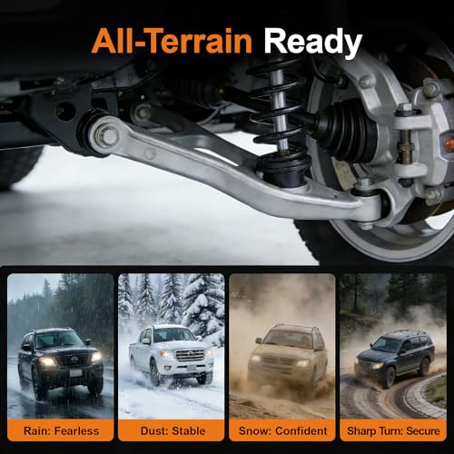 ALADICHE Front Lower Control Arm with Ball Joint Suspension kit fit for 2009 2010 2011 2012 2013 2014 Nissan Maxima (2Pcs) - Image 3