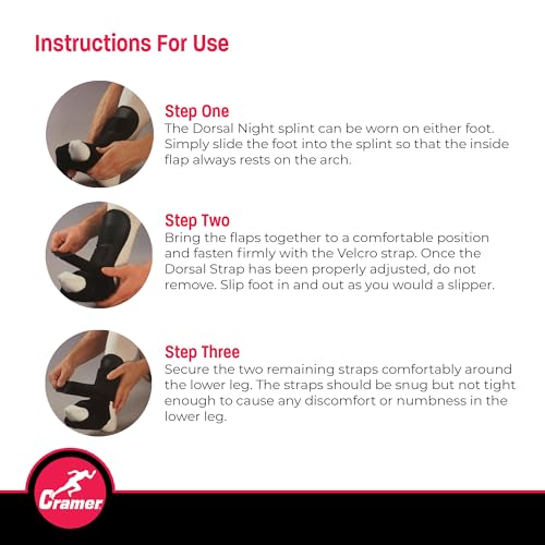Image of Cramer Dorsal Night Splint, DNS, Large, for Effective Relief From Plantar Fasciitis Aches and Arch Foot Aches