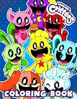 Smiling's Critters Coloring Book: Discover the Joyful World of Smiling Characters with CatNap, DogDay, Bobby BearHug, Bubba Bubbaphant, CraftyCorn, ... Boys and Girls, Provides Relaxation and Fun! B0D72B6NTF Book Cover