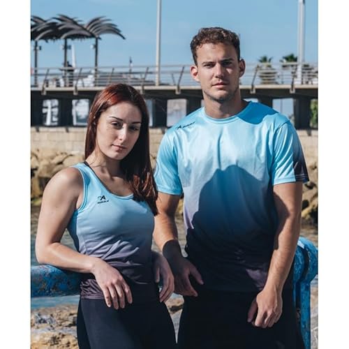 Asioka Camiseta Tirantes Mujer Deporte Tenerife Mesh, Ideal para Running, Gym, Fitness y Deportes,