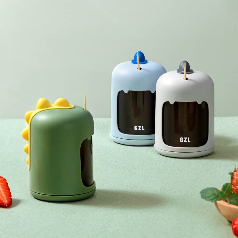 Amazon｜HEHW 恐竜形 爪楊枝入れ 爪楊枝ホルダー ワンプッシュ式 自動