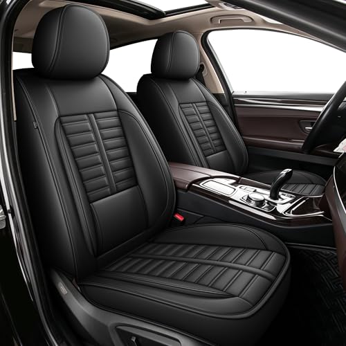 RAWAKORW 2 Front Seat Covers Fit for Jeep Grand Cherokee 200