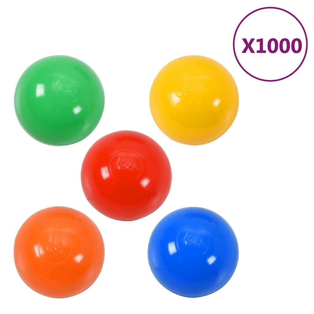 Set di 1000 palline da gioco per bambini, 6 cm