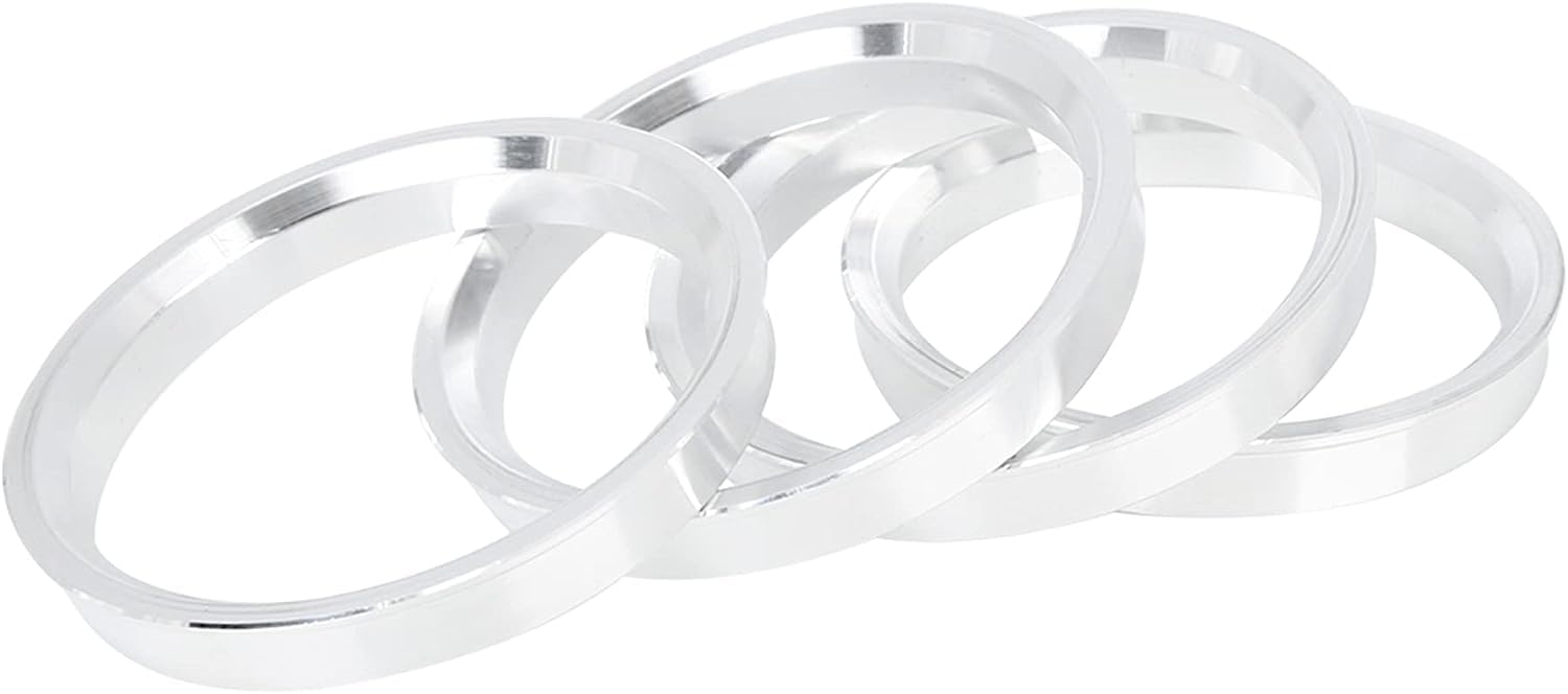 Edinstry 4pcs 73.1 to 64.1 mm Aluminium Alloy Car Hub Centric Rings Wheel Bore Spacer