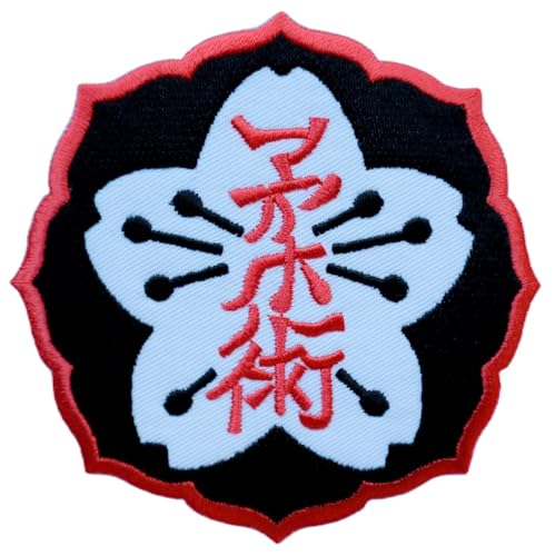 Generic Jiu Jitsu Patch Embroidered Iron-on or Sew-on Badge