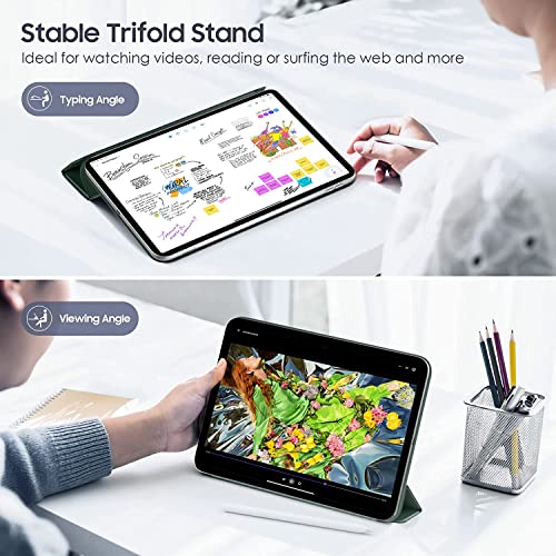 Image of ProElite Case Cover for Apple iPad (A16) 11th /10th Gen (2025 /2022) Cover, Smart Magnetic Case Cover for Apple iPad 11th /10th Generation 2025 /2022, Dark Green