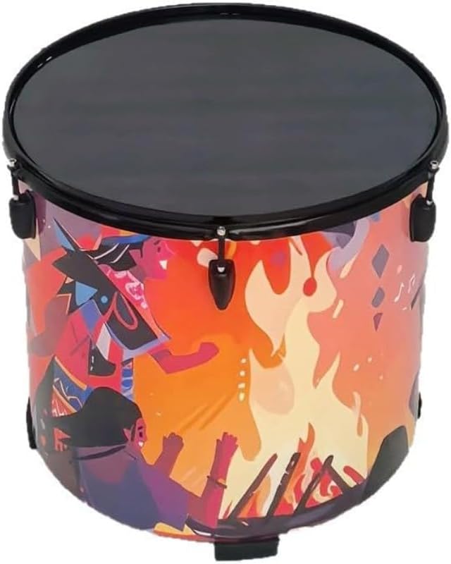 Djembe Drum 22 Inch African Hand Drum Rope Tuned Synthetic Head Goblet Drum for Samba Rhythm Practice Drum Circle Performance Acoustic Percussion Instrument