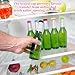 Reusable Silicone Rubber Bottle Caps - 6 Colors Beer Caps Leakproof Seal Caps for Home Brewing, Beer, Wine, Soda Bottles | Durable Rubber Kitchen Accessories (6 Color Set)