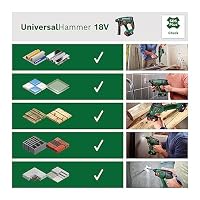 Bosch Akku-Bohrhammer UniversalHammer 18V (1x Akku 4,0 Ah; 18 Volt System; zum Bohren, Hammerbohren, Meißeln und Schrauben; im Koffer) – Ansicht 8