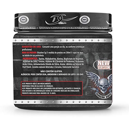 Pre Treino V Drol 200g 50 Doses C/ZMA Testo Booster Dark Cyde