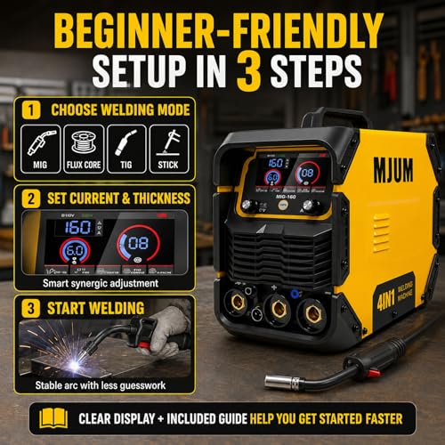 MJUM 160A 4-in-1 Dual Voltage Welder