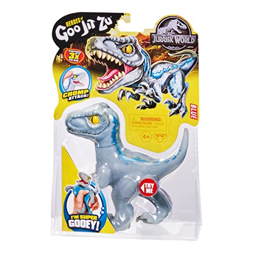 Heroes of Goo Jit Zu - Licensed Jurassic World - Chomp Attack - Stretch Blue