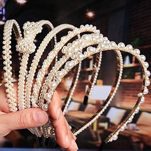 6/8/10mm White Flat Back Pearl Half Round Pearls Beads Satin Luster Loose Beads Gems for DIY Craft Loose Beads + Plastic Box 290Pcs (White) - Image 4