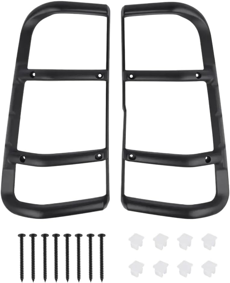 Pair of Rear Tail Light Lamp Guards Compatible with Discovery 1999-2004