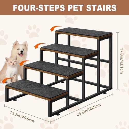 Dog-Stairs-for-Small-Dogs-4-Steps-Pet-Stairs-for-High-Bed-and-Couch-Sofa-Non-Slip-Dog-Stairs-for-Small-Dogs-Older-or-Injured-Pet-Industrial-Brown - Cucciolini Doodles   Dog-Stairs-for-Small-Dogs-4-Steps-Pet-Stairs-for-High-Bed-and-Couch-Sofa-Non-Slip-Dog-Stairs-for-Small-Dogs-Older-or-Injured-Pet-Industrial-Brown