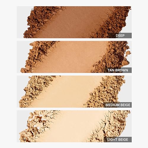 Image of Luna Magic Soft Perfection Pressed Powder Foundation with Vitamin E, Cocoa Butter & Shea Butter for Sheer Coverage & Matte Finish - IPSY Featured, Vegan & Cruelty-Free Face Cosmetics - Deep - 6g