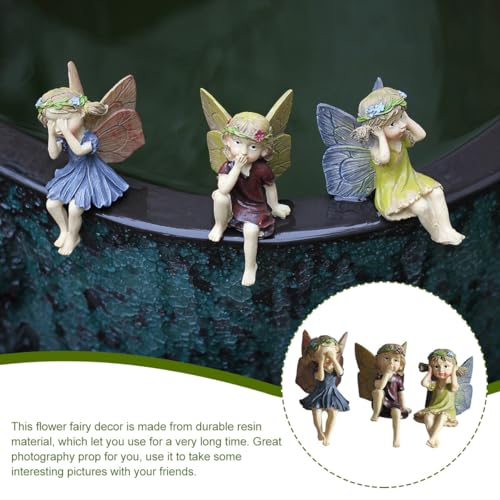 Coffret fée des fleurs en résine idée cadeau déco poétique - 5