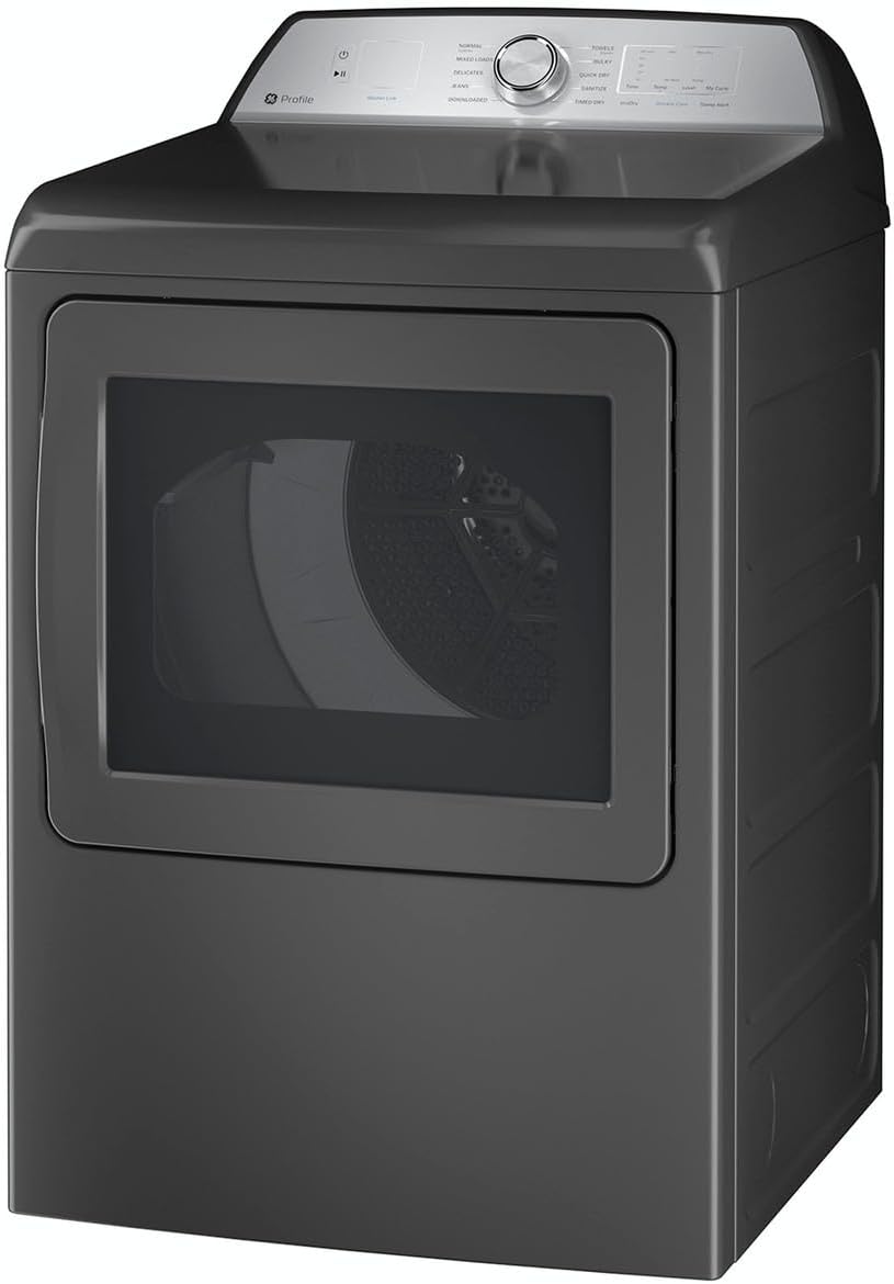 GE Profile PTD60EBPRDG 7.4 cu. ft. Smart Electric Dryer in Diamond Gray and Sensor Dry