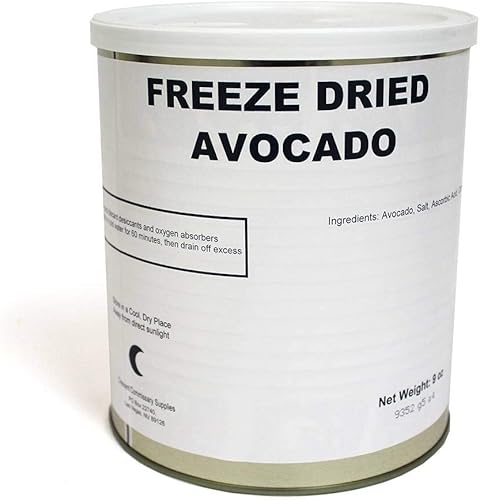 Rebanadas de aguacate liofilizadas