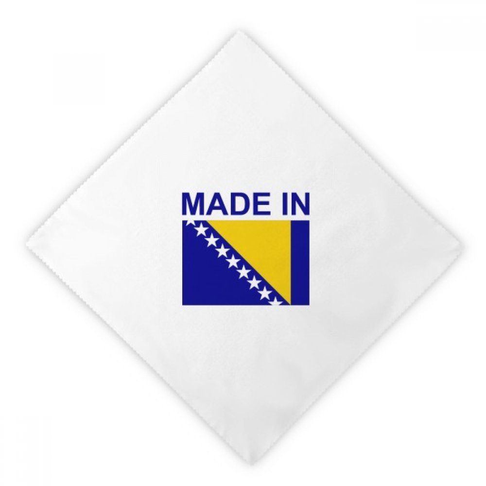 Servilletas para cena de tela blanca reutilizables y lavables, juego de 2 de Bosnia