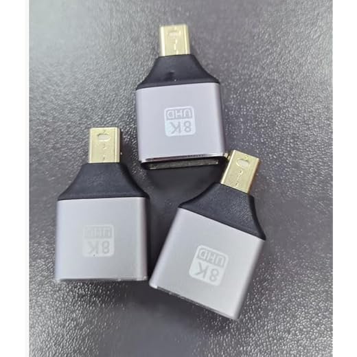 BERLAT Mini DP to DP Adapter 3-Pack