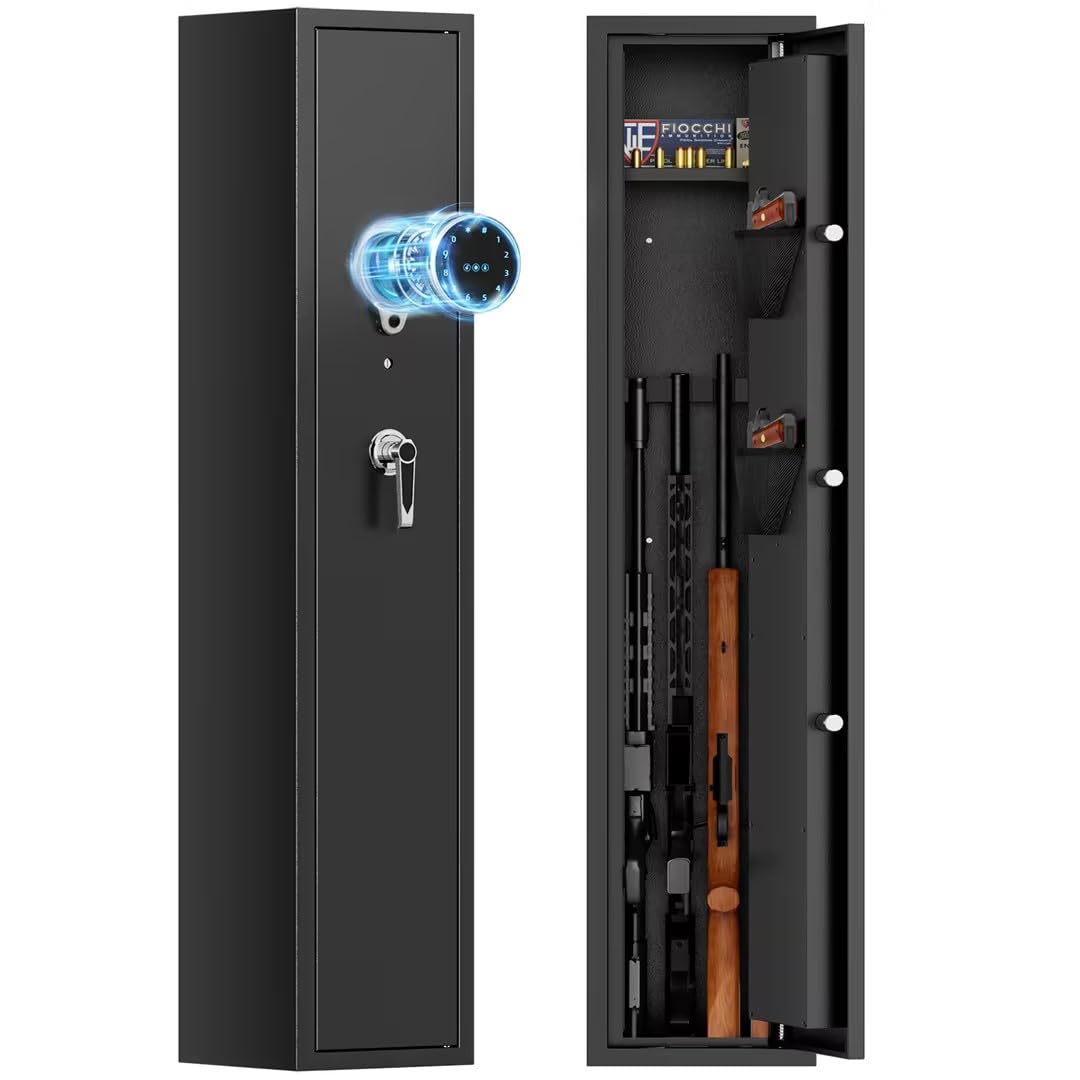 KAER 2-3 Gun Safe Cabinet with Digital Keypad for Rifles &amp; Pistols