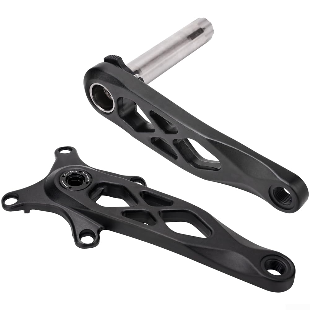 Juego Bielas Aluminio 170mm 104BCD con Eje para acero Juego Bielas