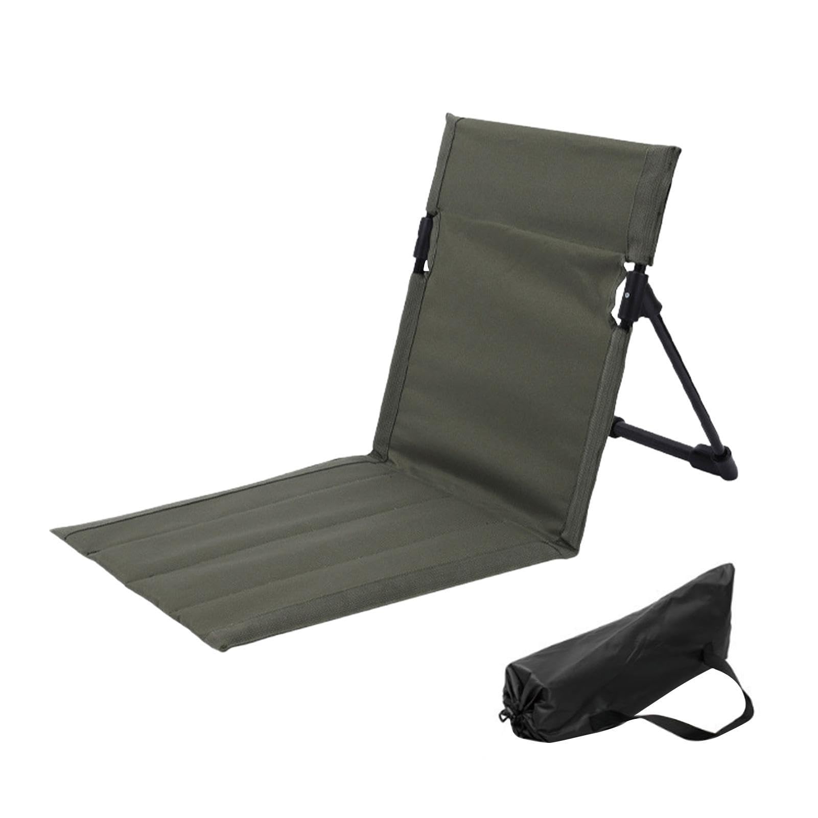Tumbona Playa Plegable Ligera - Silla Playa Plegable | Esterilla De Playa Reclinable Portátil Con Respaldo Ajustable & Bolsa | Silla De Playa Plegable Para Pescar Barbacoas Picnic Senderismo Viajar