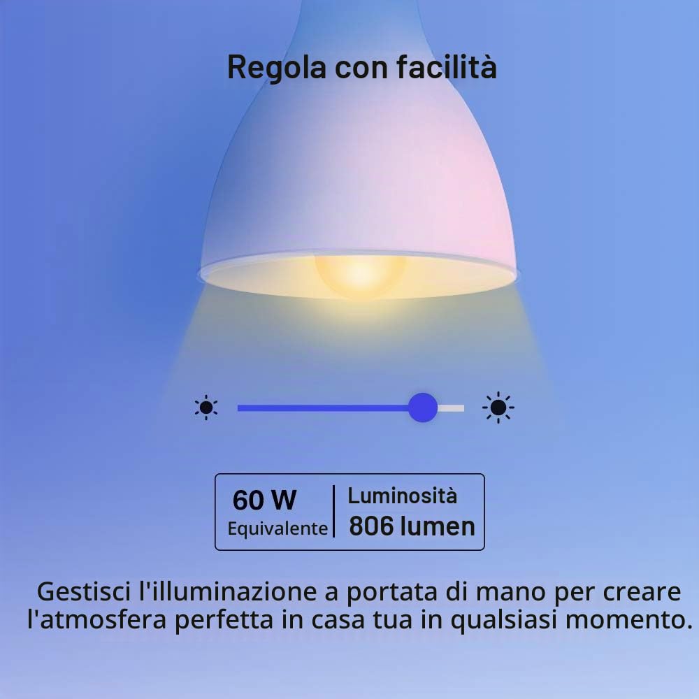 TP-Link L530E, Lampadina WiFi Intelligente LED Smart Multicolore, E27 Lampadina & TP-Link L530E Lampadina WiFi Intelligente LED Smart Multicolore, E27