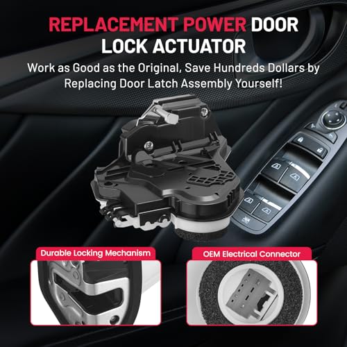 Image of SYERAL Door Latch Lock Actuator RR Rear Right Passenger Side Latch Motor Compatible with Toyota Highlander 2014-2020 Replaces 690500E030 DLT133 DLA1427 72209 6905002340 DLT136