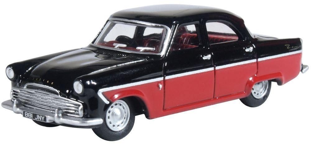 Oxford Diecast 1:76 Black Ford Zodiac MkII Collectable model 76FZ004