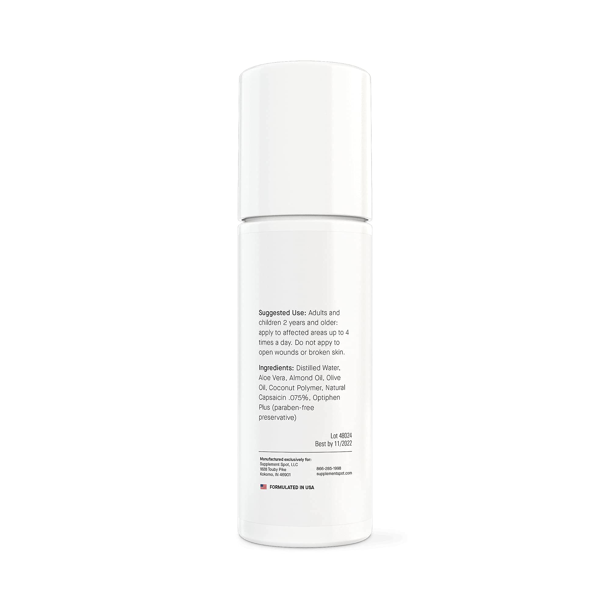 Capsaicin Lotion – Roll On Cream for Muscles & Joints — Amazon image 7