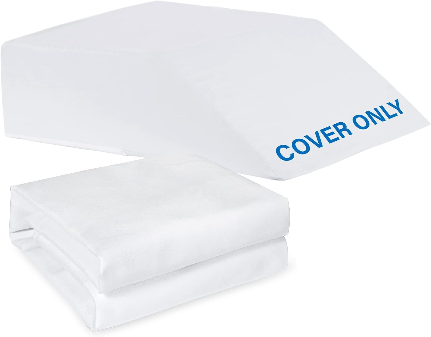 Vaunn Medical Bed Wedge Pillow Cover, Soft Leg Positioner Cover, Support Cushion for Head, Shoulders, Legs and Back (Cover Only)