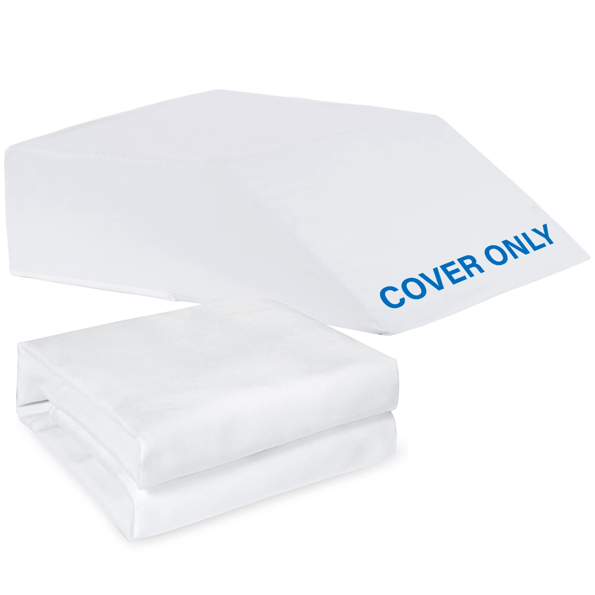 Vaunn Medical Bed Wedge Pillow Cover, Soft Leg Positioner Cover, Support Cushion for Head, Shoulders, Legs and Back (Cover Only)