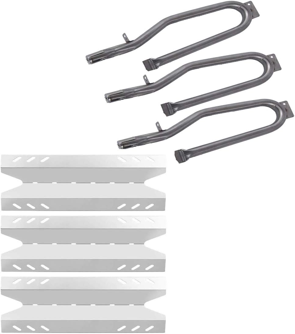 Htanch SN6431 (3-Pack) SA6431 (3-Pack) 16 1/8" Heat Plate and Burner Replacement for Members Mark BQ05046-6, BBQ Pro BQ05041-28, BQ51009 Outdoor Gourmet B09SMG1-3F, BQ05037-2, BQ05046-6A, BQ06042-1