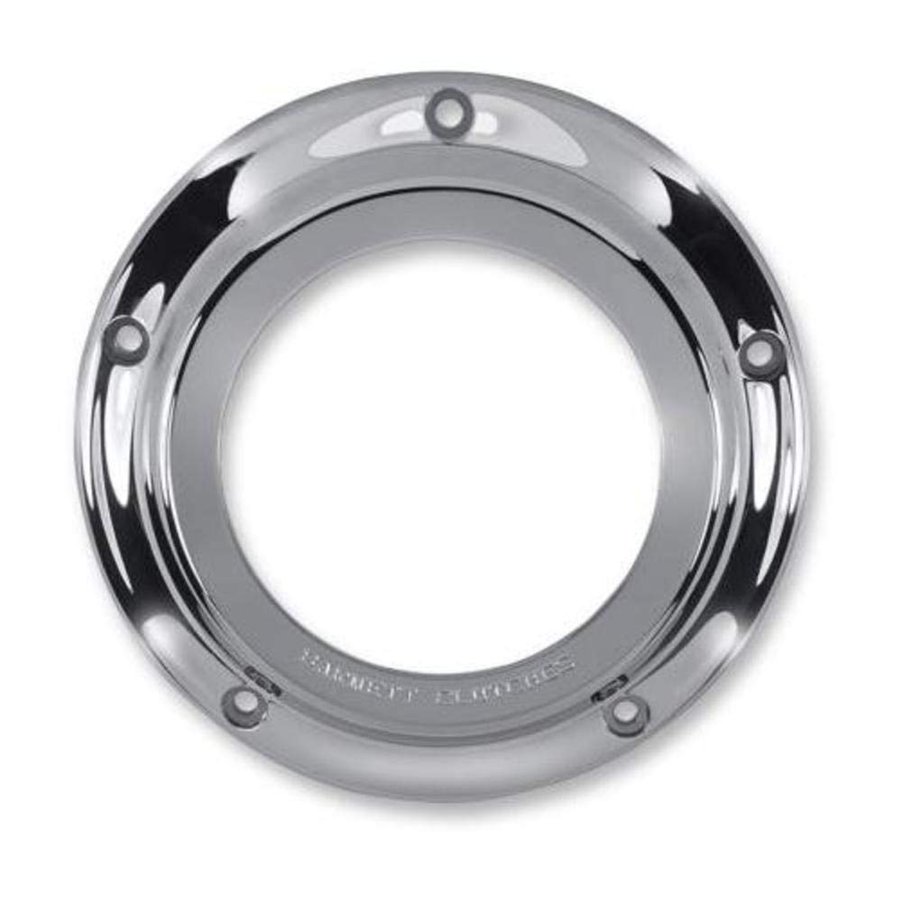 Barnett Performance Products Scorpion Series Derby Cover - Clear/Chrome