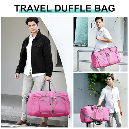 Image of Dimayar 40L Foldable Duffle Bag, Travel & Weekender, Overnight, Gym