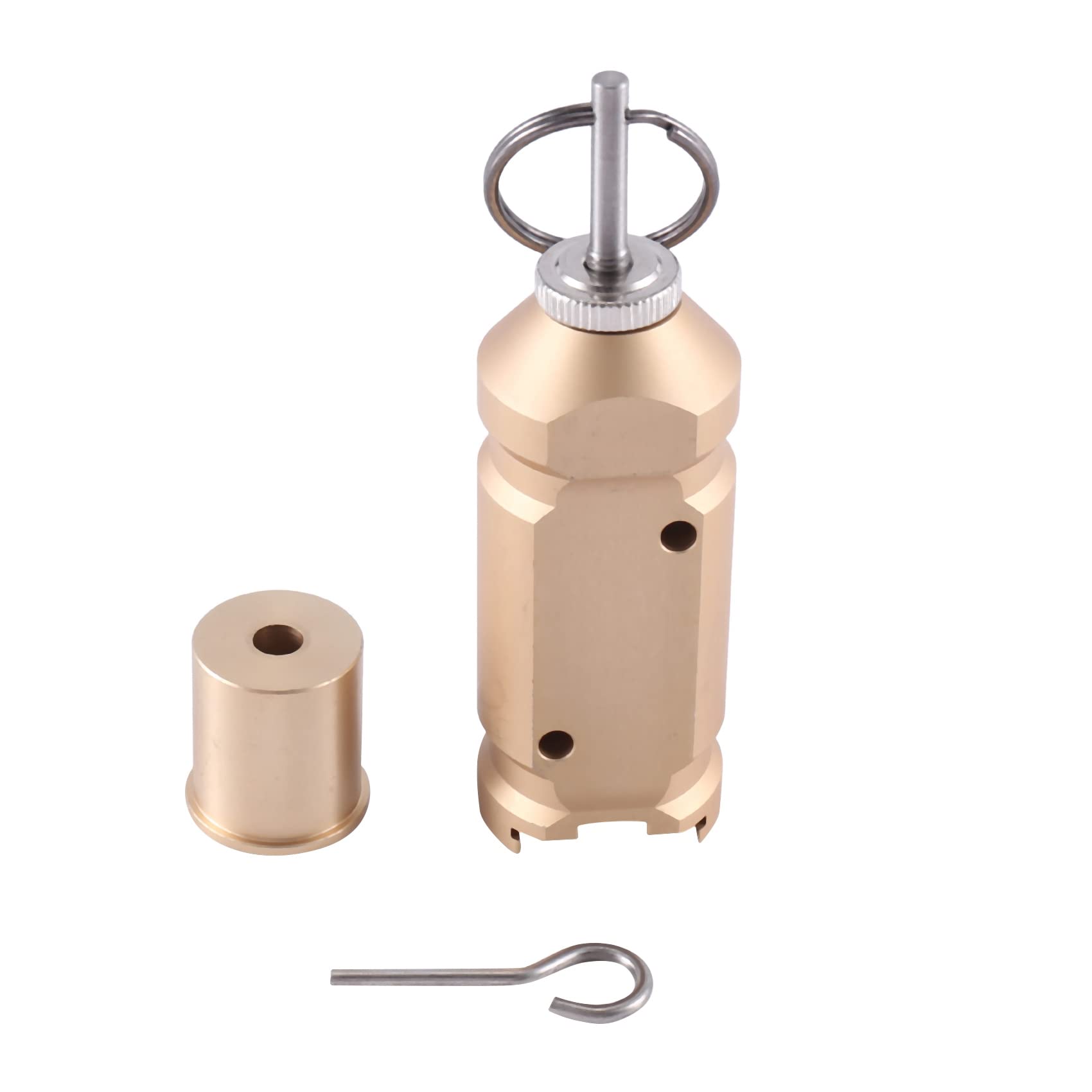 Seprendi Desert Yellow Trip Wire Alarm Device 12 Gauge Camping Trip Alarm Perimeter Alarm Early Warning Security System,