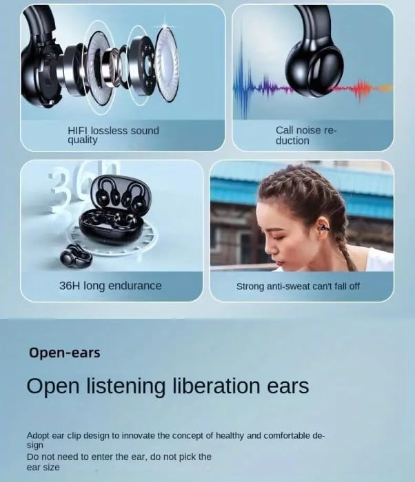 X58 Air Conduction Headset showing touch control area