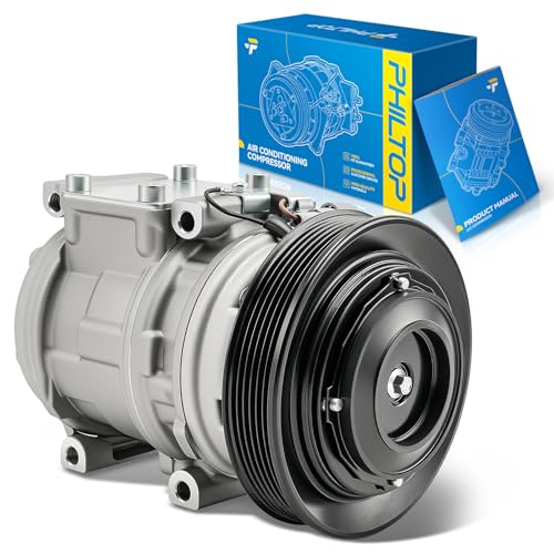 Image of PHILTOP 1521295 Air Conditioner AC Compressor with Clutch for Toyota Corolla 1998-2002