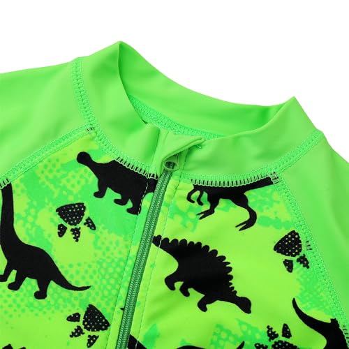 Image of Girls Long Sleeve Zipper Rash Guard 1 Piece UPF 50+ Sun Protection