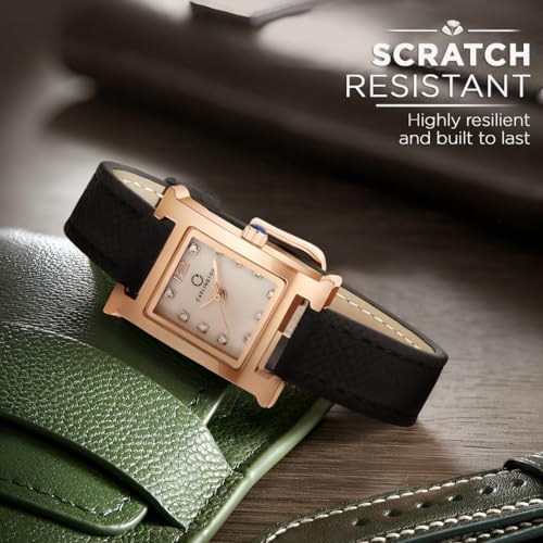Image of Carlington Aura Series Analog Women Wrist Watches with Premium Leather Belt Strap | Premium Fashion Watches for Ladies | CT - 203