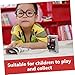 Vaguelly Mini Gas Station Model Toy Boys and Girls Plaything Realistic Design Road Cone Safe Material