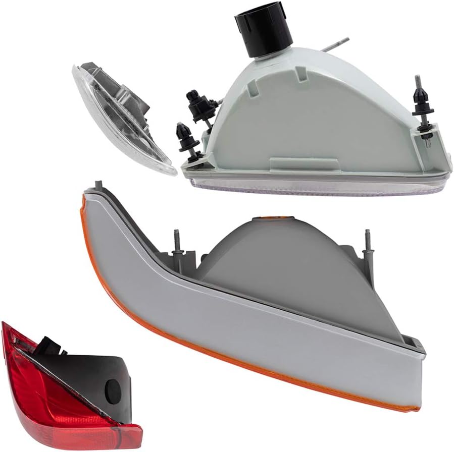 1992-1996 F150 and Bronco Headlights Tail Lights and Signal Lights 8 piece set Also Fits 1997 F-250/F-350