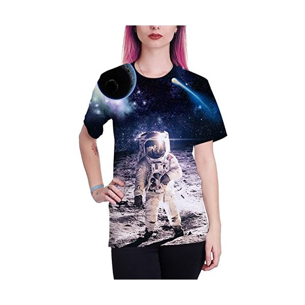 Neemanndy Unisex 3D Colorful Print Graphic Tee Shirts for Men Women and Teens - Image 4