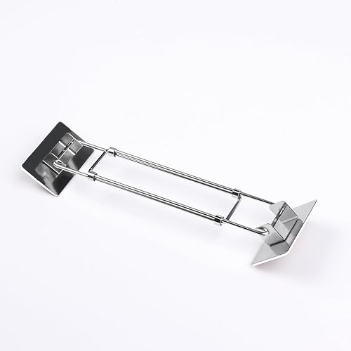 Miniatura 2 de Barra de almacenamiento de esquina de baño de RVCamper, acero inoxidable, accesorio de baño para remolque de viaje para asegurar artículos de