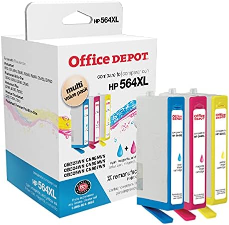 Amazon.com: Office Depot - Cartucho de tinta remanufacturado para HP HP  Desktop 3520 (3 unidades, cian, magenta, amarillo, 3 unidades) : Productos  de Oficina