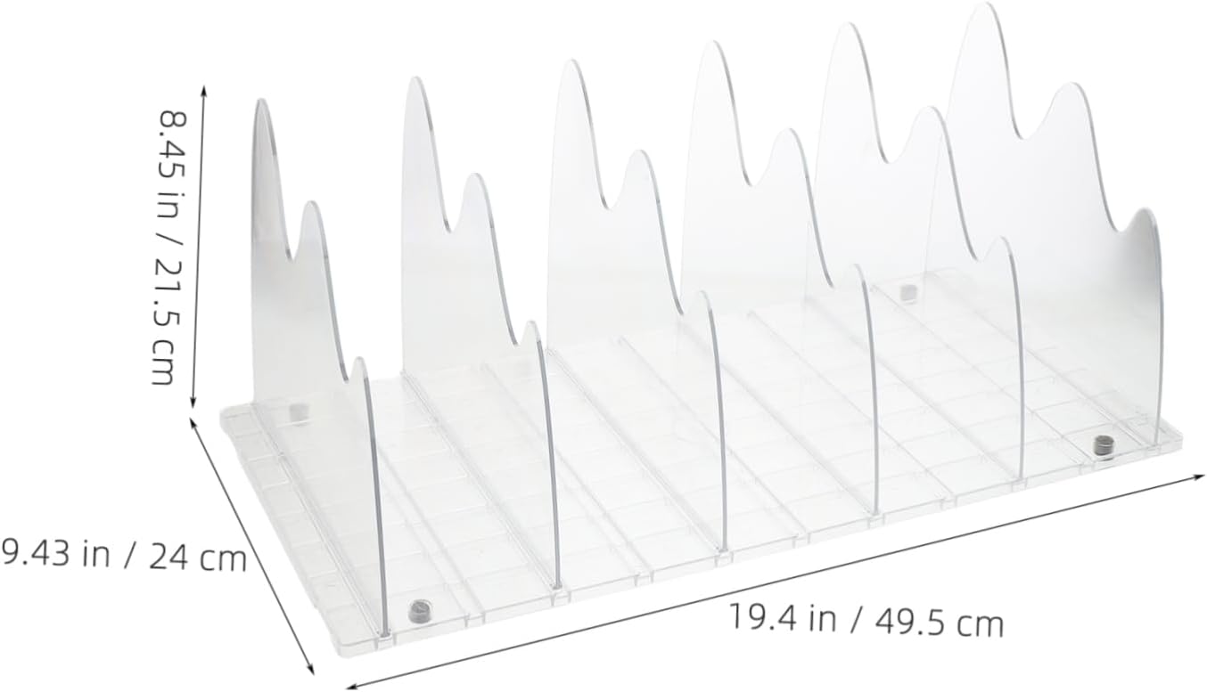 Storage Box Rack Shelves Shelf Purse Organizer Bag Holder for Closet Purse Divider Bag Organizer for Drawer Bags Organizer for Closet Purse Rack for Closet Transparent Plastic