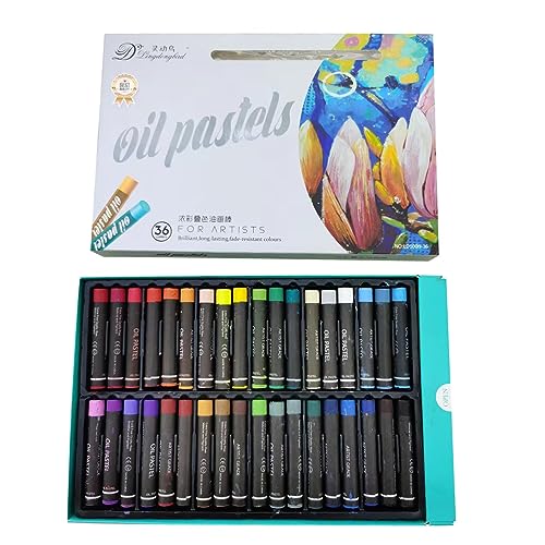 Amazon.co.jp: クレヨン 36色 オイルパステル 油絵セット